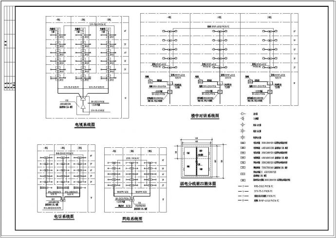 【福建】多层住宅楼电气设计平面图_图1