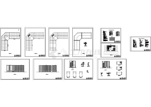 某6500㎡五层旅馆毕业设计图纸（结构计算书、工程量清单、施组、施工进度表）-图一