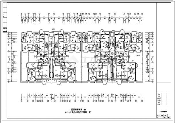 【江西】某多层住宅楼电气设计施工图（9张）-图一