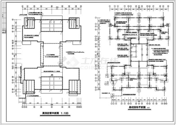 某17层高层住宅楼电气设计全套图纸-图二