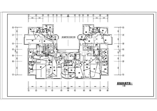 某28层新建小区住宅楼电气设计图纸-图一