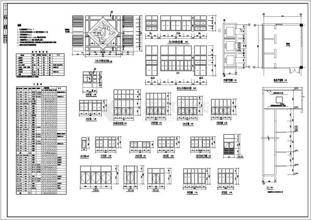 某地林学院新校区学院楼建筑设计施工图-图一
