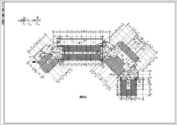 某地林学院新校区学院楼建筑设计施工图-图二