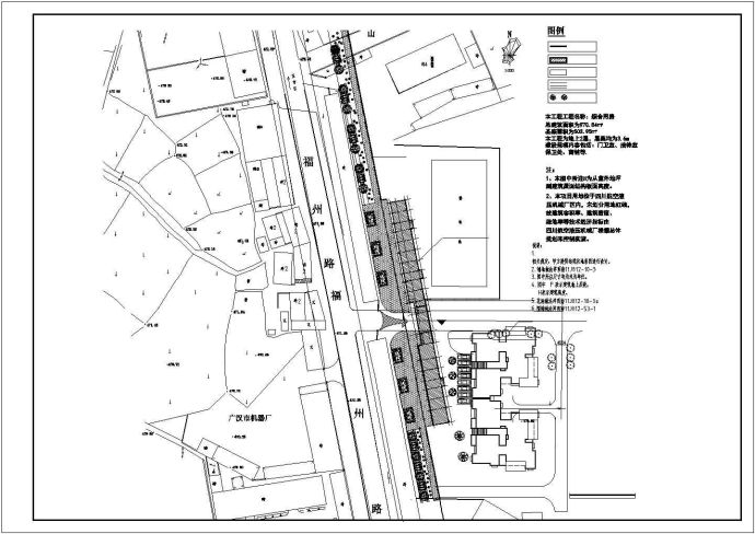 某二层沿街商铺综合楼建筑设计扩初图纸_图1