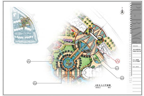 [广州]小区景观扩初设计方案-图一
