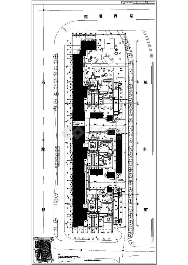 某地地下一层框架结构车库建筑设计施工图-图二