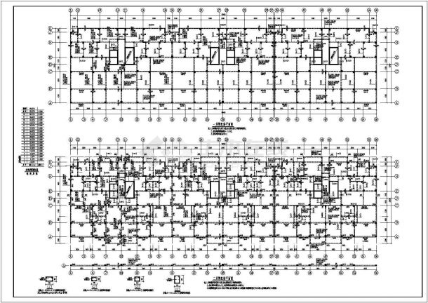 18层框剪结构高层住宅结构施工图（墩基础）-图二