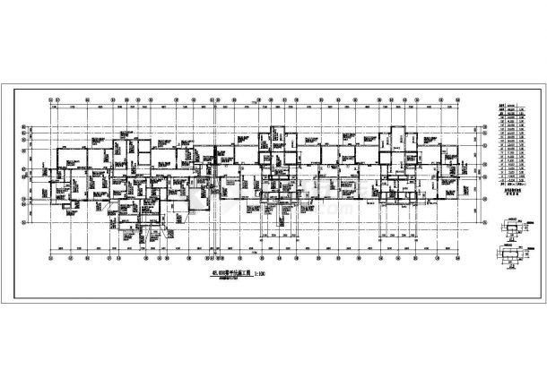 16层剪力墙结构住宅结构设计施工图（筏型基础）-图一
