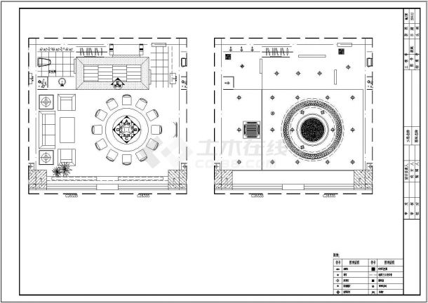【内蒙古】首家四星级假日商务酒店室内装修施工CAD图（附效果）-图一