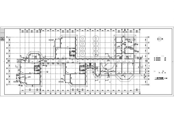 某三层9班现代幼儿园建筑扩初图设计-图二