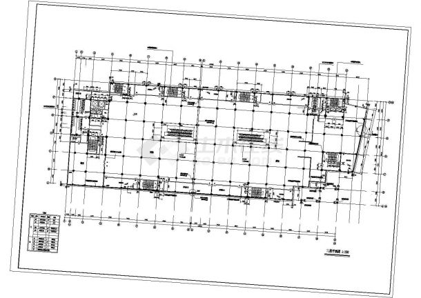 某十层大型商场建筑扩初设计方案图-图二