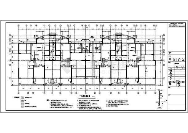 29层剪力墙结构高层住宅结构设计施工图-图一