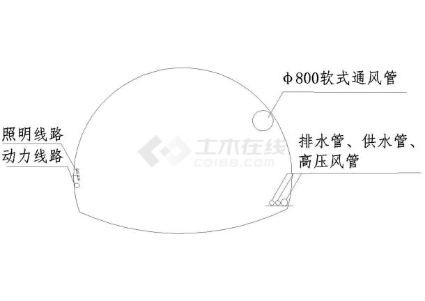 广东雷公塘某隧道施工组织设计（205米）2011-图一