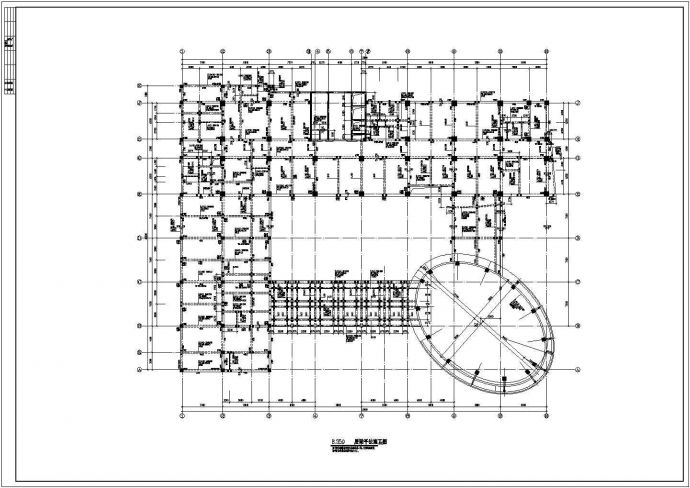 十二层框剪结构商务综合楼结构施工图_图1