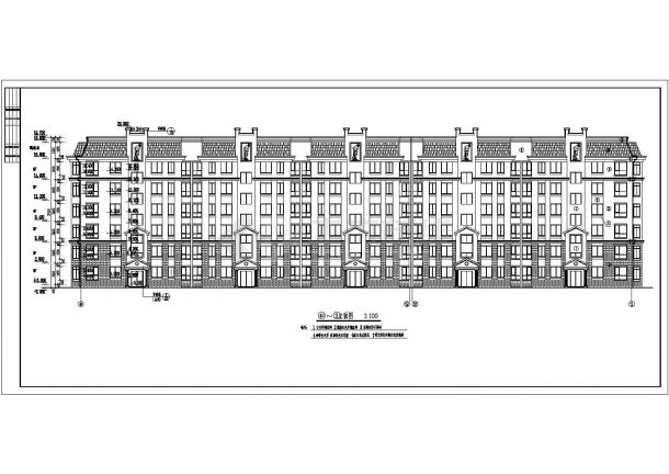 【山东】某地多栋六层砖混结构单元式住宅建筑方案图纸-图二
