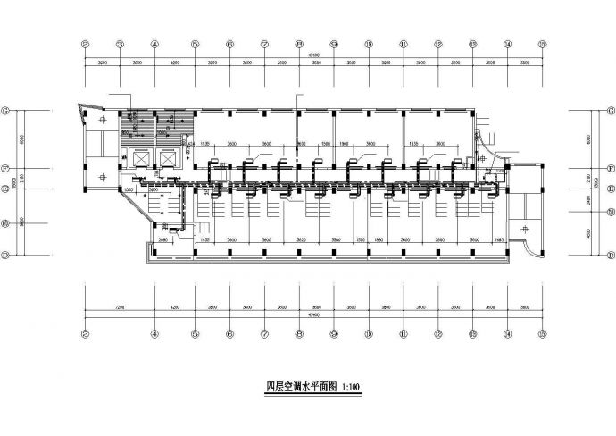【淮安】某十层办公楼空调系统设计图纸_图1