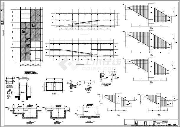 23层框架-核心筒结构金融中心大厦结构施工图-图一