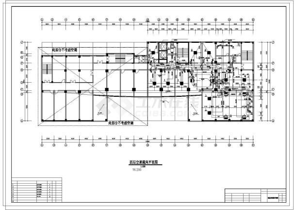 【江西】某商务大厦空调通风设计图纸-图一