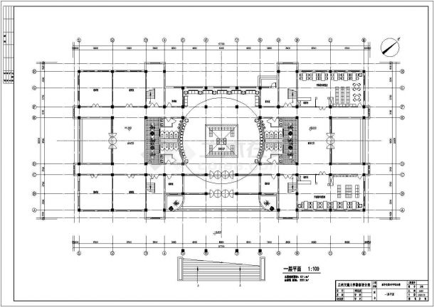 临泽某中学校园总体规划与单体设计方案图-图二
