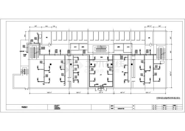 某地三层综合运动馆暖通空调系统设计施工图纸-图一