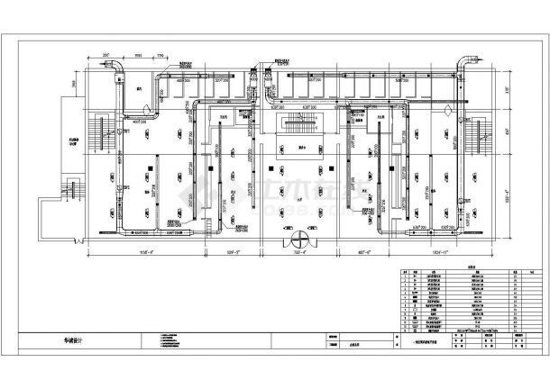 某地三层综合运动馆暖通空调系统设计施工图纸-图二