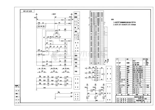 399DW17单母线分段手动联锁预储能(1)进线柜-图一