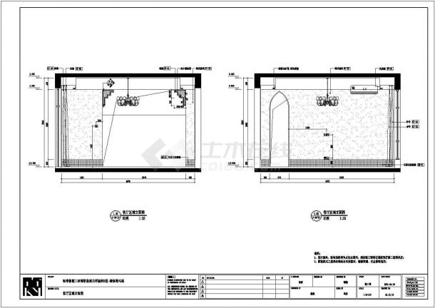 【海南】摩洛哥风格两层样板房室内装修设计施工图-图二