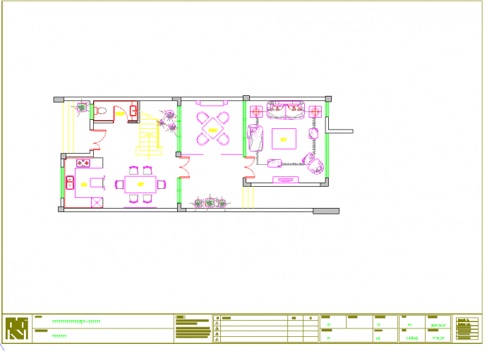 【海南】现代泰式风格三层别墅样板房装修施工图_图1