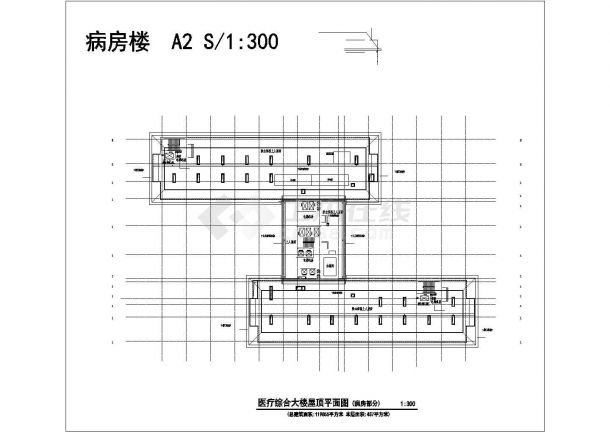【芜湖】某人民医院医疗综合大楼建筑扩初图（含效果图）-图二