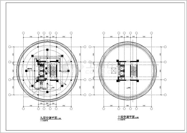 【贵阳】某观光塔空调系统设计施工图-图一