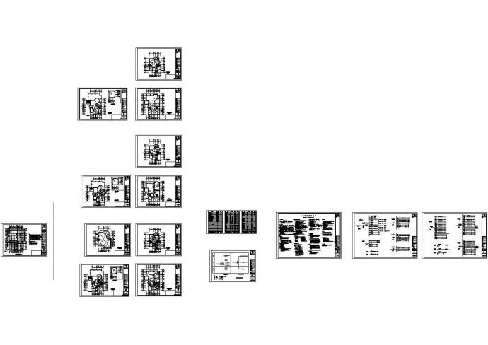 某住宅区两层小别墅建筑电气设计CAD方案图_图1