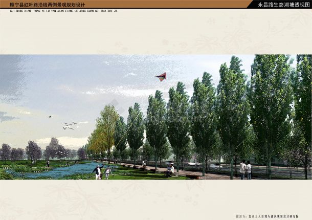 【江苏】城市沿街道路景观规划设计方案（北京著名景观设计公司）-图一