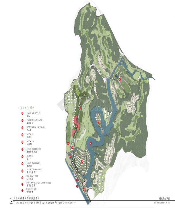 【湖北】城市滨湖生态旅游度假区景观规划设计方案（jpg格式）-图一