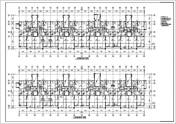 某地15层剪力墙结构住宅梁板及墙柱结构施工图_图1