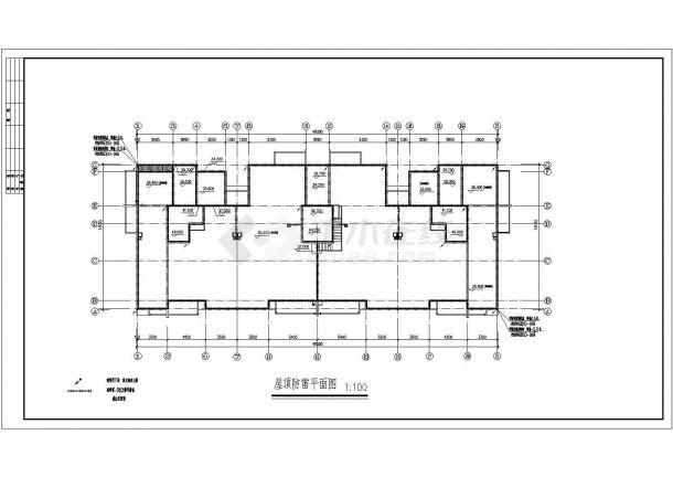 某十三层住宅楼全套电气设计施工图-图二