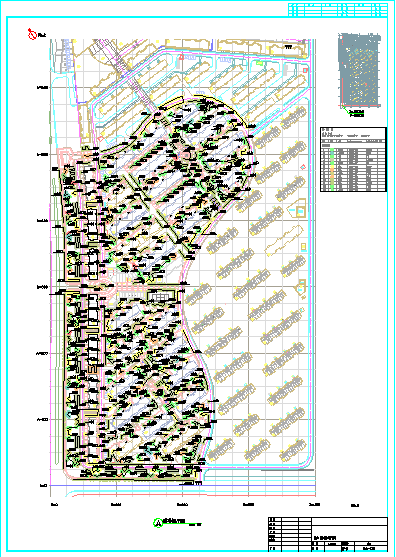 【长春】居住区二期园林景观设计施工图（全套）-图二