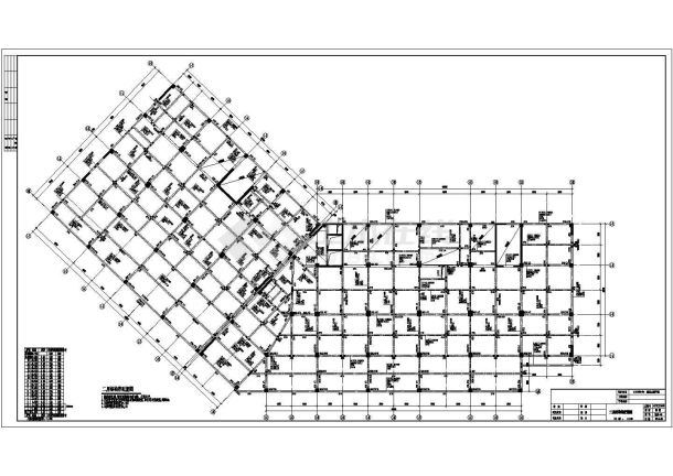 15层框架剪力墙结构住宅楼结构施工图-图二