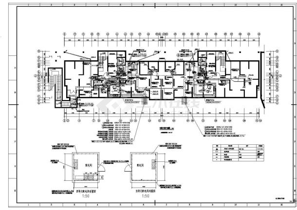 【安徽】二十八层商住小区强弱电设计图纸（最新规范）-图二