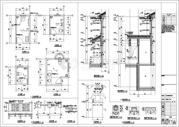 青岛艺墅2层剪力墙结构独栋别墅建筑施工图纸（G户型）-图一