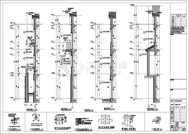 青岛艺墅2层剪力墙结构独栋别墅建筑施工图纸（G户型）-图二
