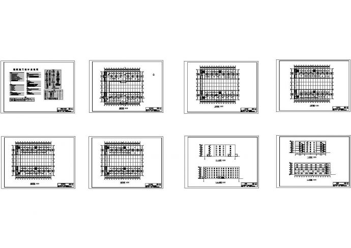 某10000㎡五层办公楼建筑结构毕业设计图纸（含计算书）_图1