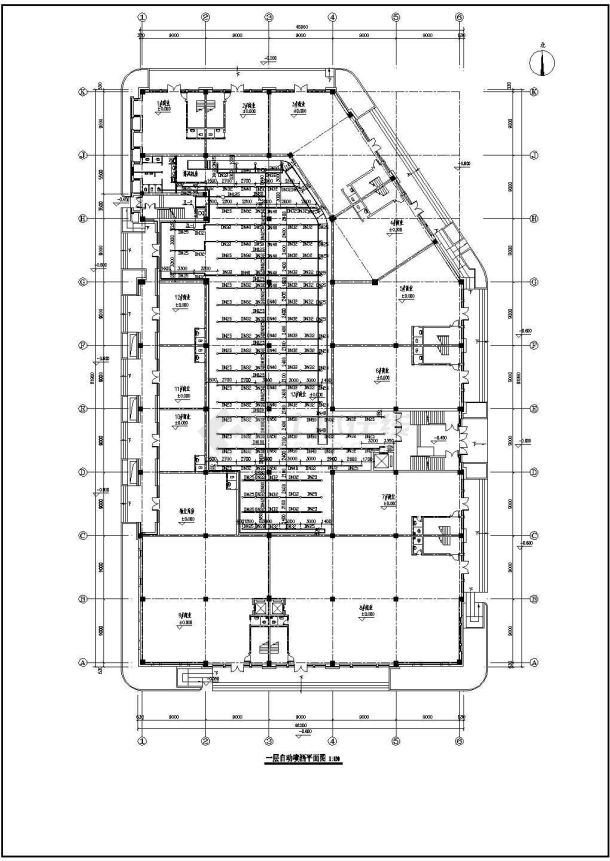 【辽宁】某三层农贸市场及地下车库给排水消防施工图（甲级设计院）-图一