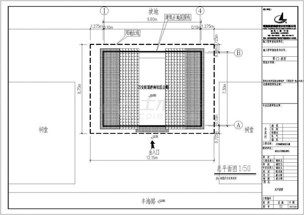泉州洛江新建公厕建筑CAD水电图-图二