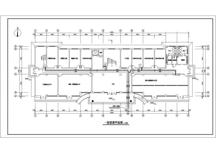 某地六层办公室地板辐射采暖暖通设计施工图_图1