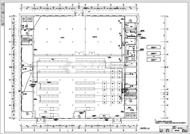 某三层服装厂电气设计施工图（含设备房）-图一