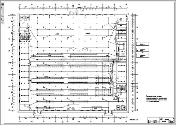 某三层服装厂电气设计施工图（含设备房）-图二