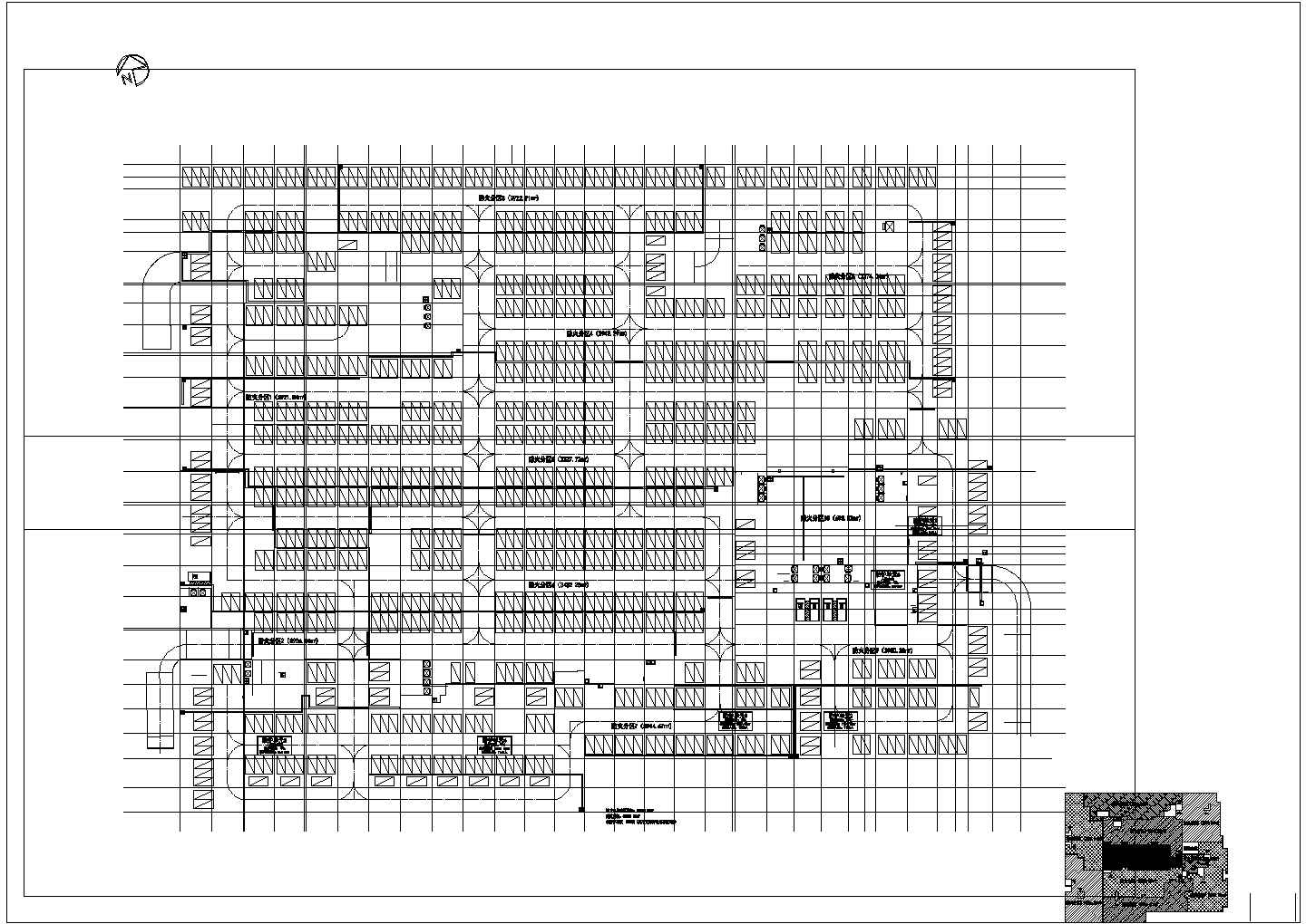 【湖南】某报社传媒地下室综合楼及工业用房给排水消防施工图（气体灭火系统 ）