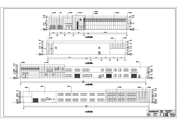 某地2层钢结构东风日产4S店建筑设计施工图_图1