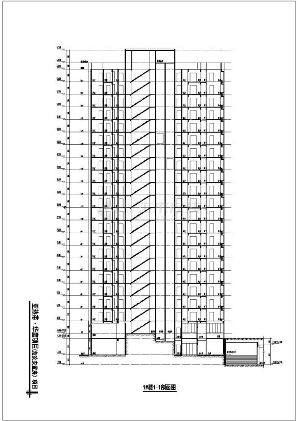 亚热带华庭小区建筑规划设计方案图-图一