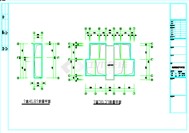 某大型住宅楼工程电气设计图（共15张）-图一
